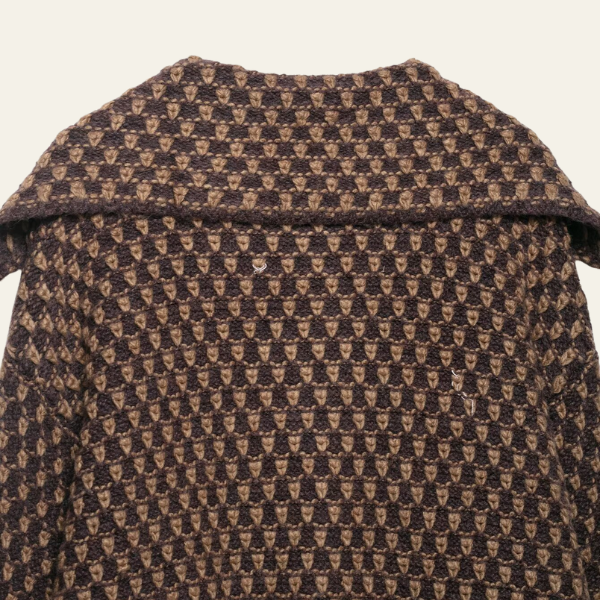 The Milan Textured Button-Up Knit Coat