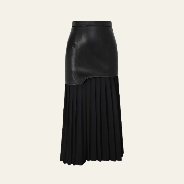 The Livia Contrast Midi Skirt