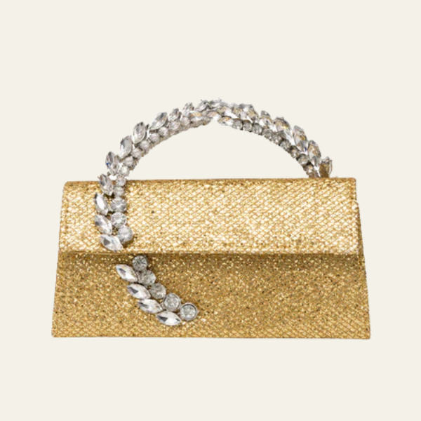The Aurelia Crystal-Handle Clutch