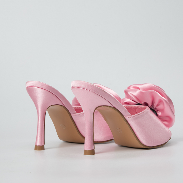 The Marseille Rosette Open-Toe Heels