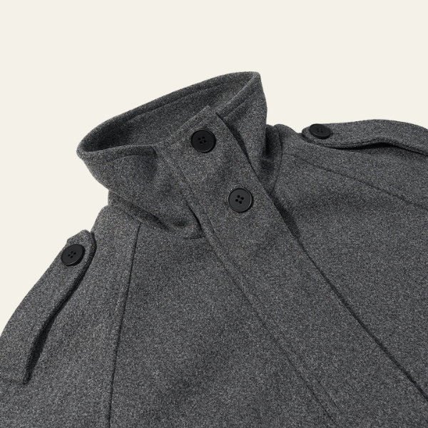 The Marlowe Stand-Collar Short Coat