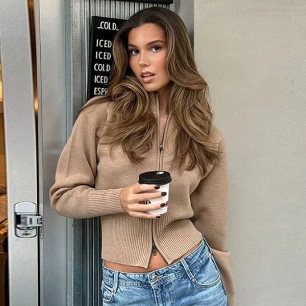 The Amélie Ribbed Knit Cardigan