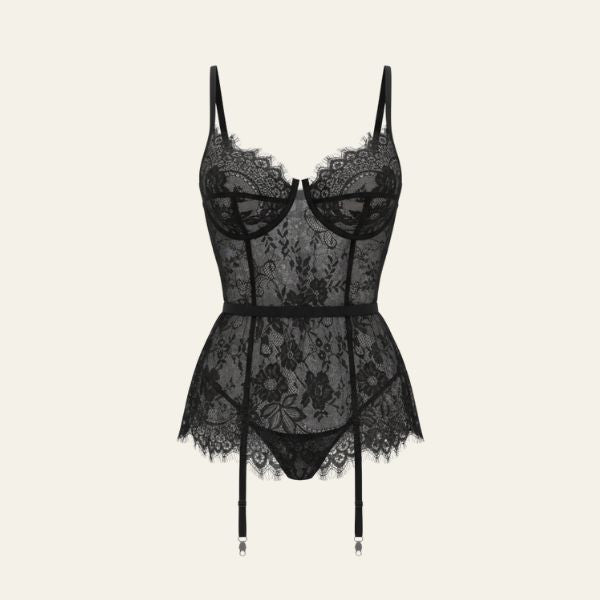 The Liora Lace Garter Nightdress