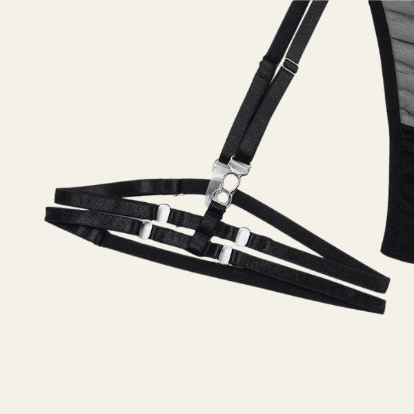 The Isola Sheer Corset Bodysuit