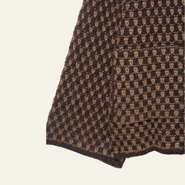 The Milan Textured Button-Up Knit Coat