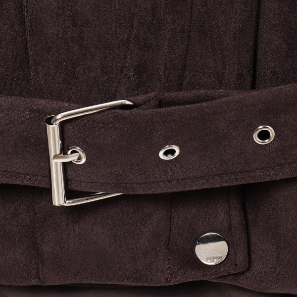 The Marisse Belted Retro Moto Jacket