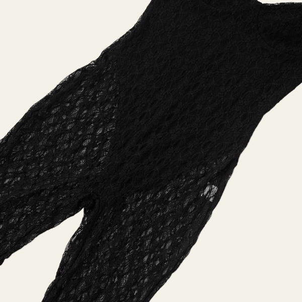 The Marisse Lace Flare Jumpsuit