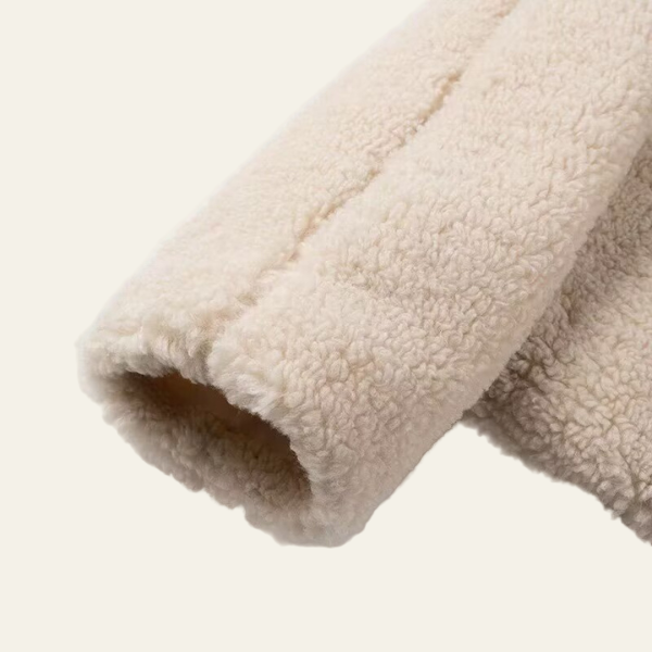 The Bergen Plush Polo-Collar Jacket