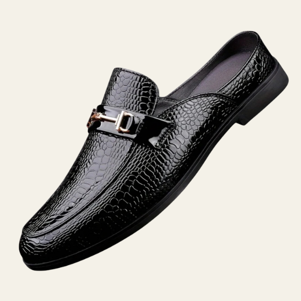 The Varese Textured Buckle Loafers