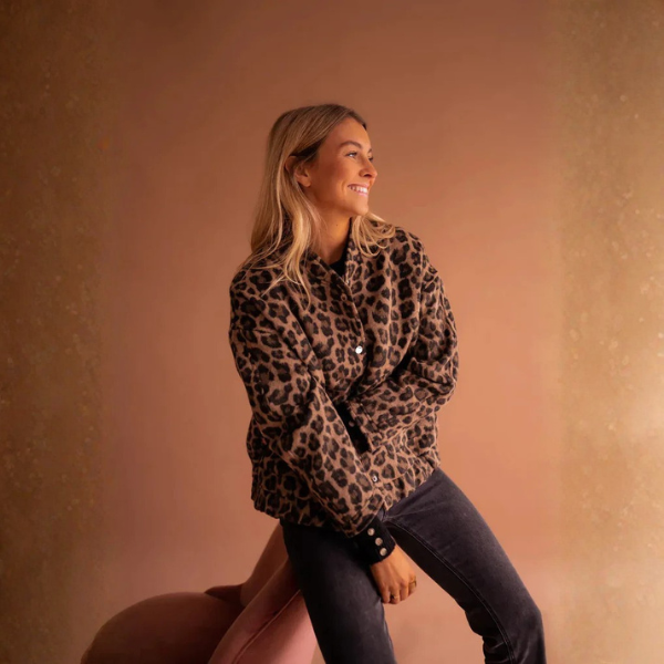 The Freya Leopard-Print Jacket
