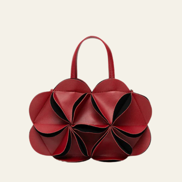 The Elara Petal-Textured Handbag