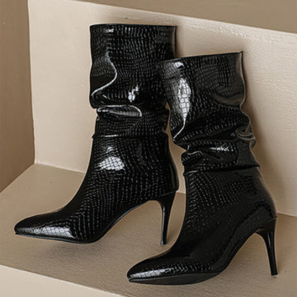 The Elara High Heel Pointed Boots