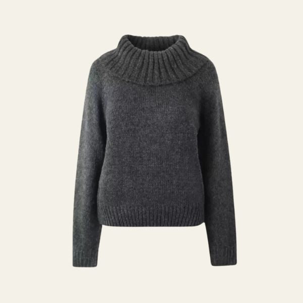 The Lirenne Off-Shoulder Knit Sweater