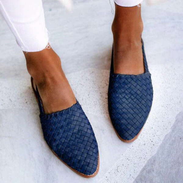 The Alara Woven Slingback Flats