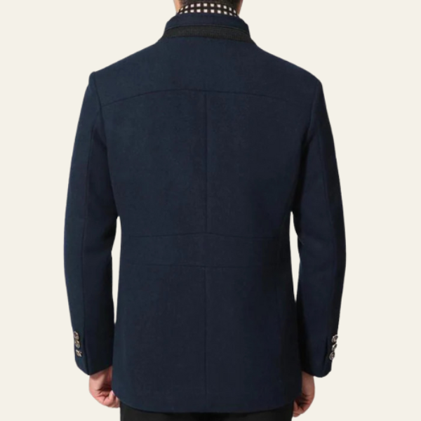 The Langford Detachable-Scarf Overcoat