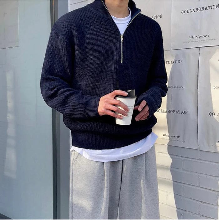 The Riviera Quarter-Zip Knit