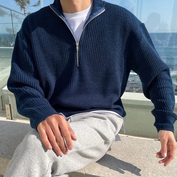 The Riviera Quarter-Zip Knit
