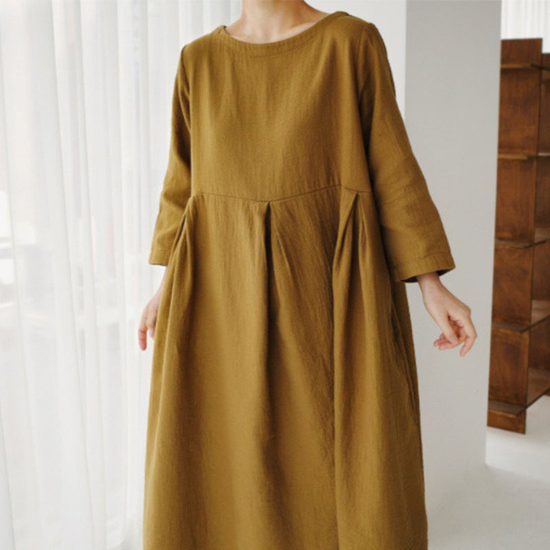 The Kyoto Pleated Midi Dress