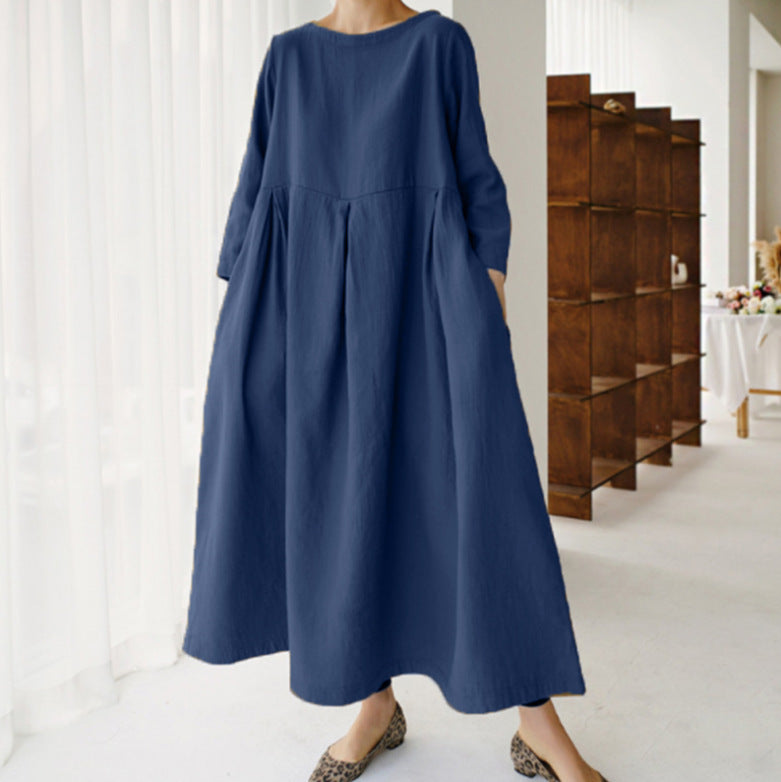 The Kyoto Pleated Midi Dress