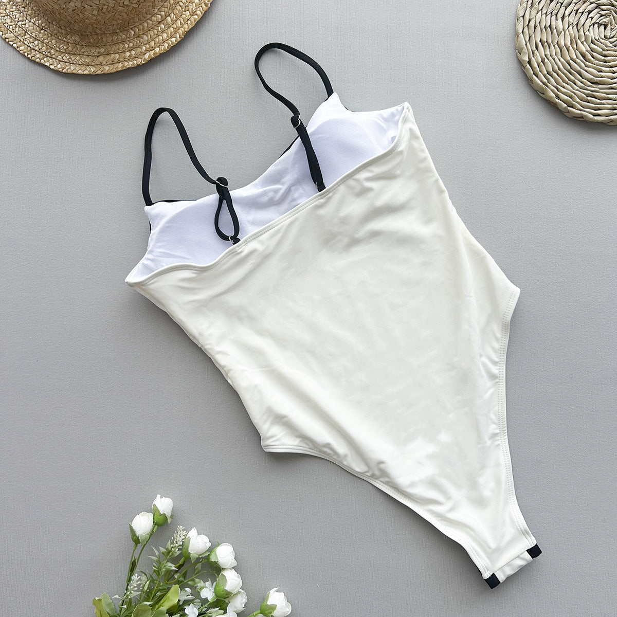 The Mykonos Color-Block One-Piece Swimsuit