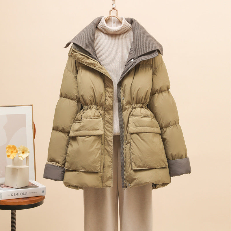 The Verona Cinched-Waist Puffer Jacket