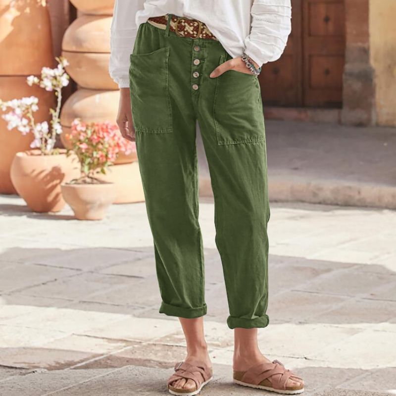 The Kyoto Button-Front Utility Pant