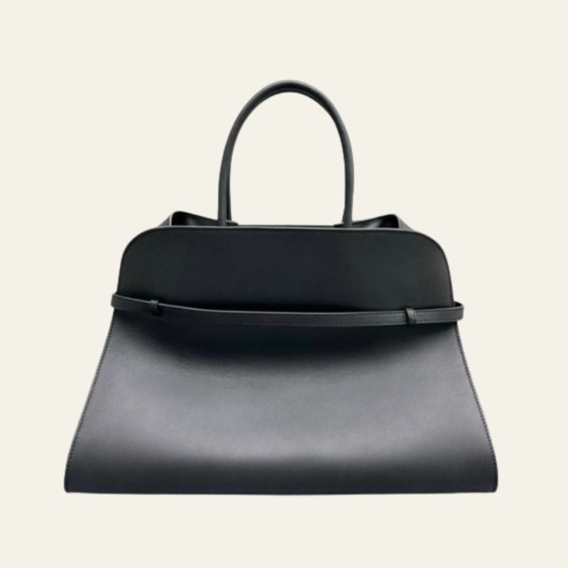 The Verona Belted Top-Handle Tote Bag