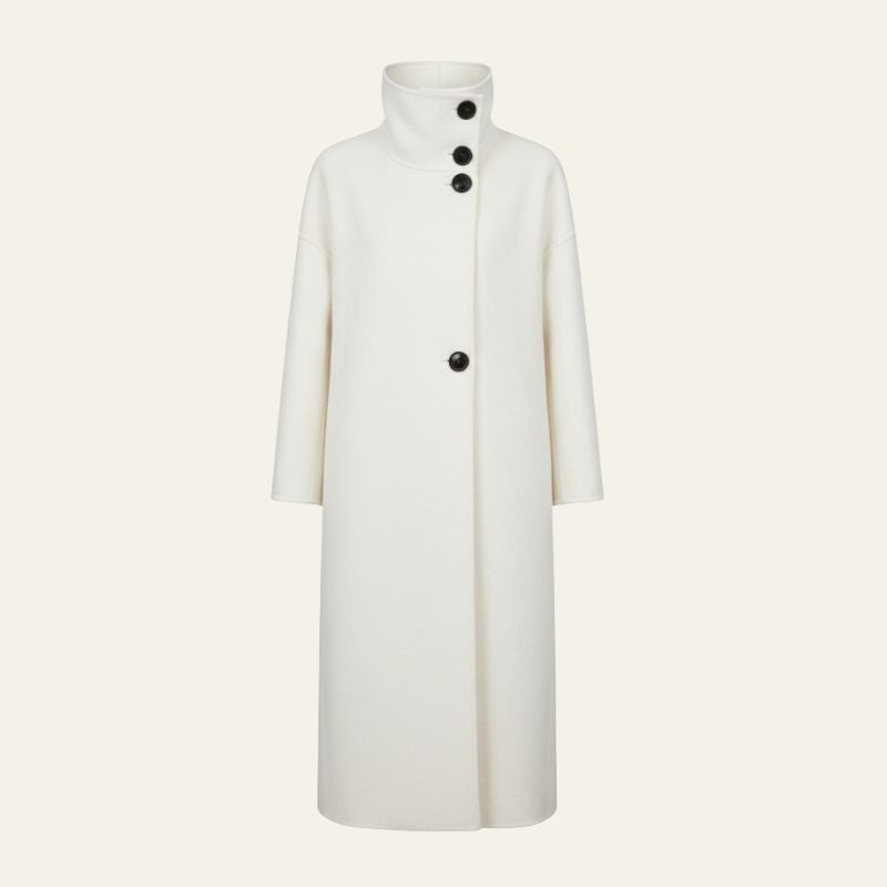 The Geneva Stand-Collar Longline Coat
