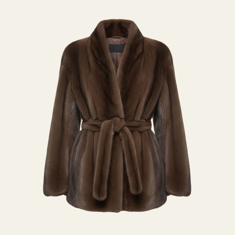 The Aspen Belted Plush Jacket