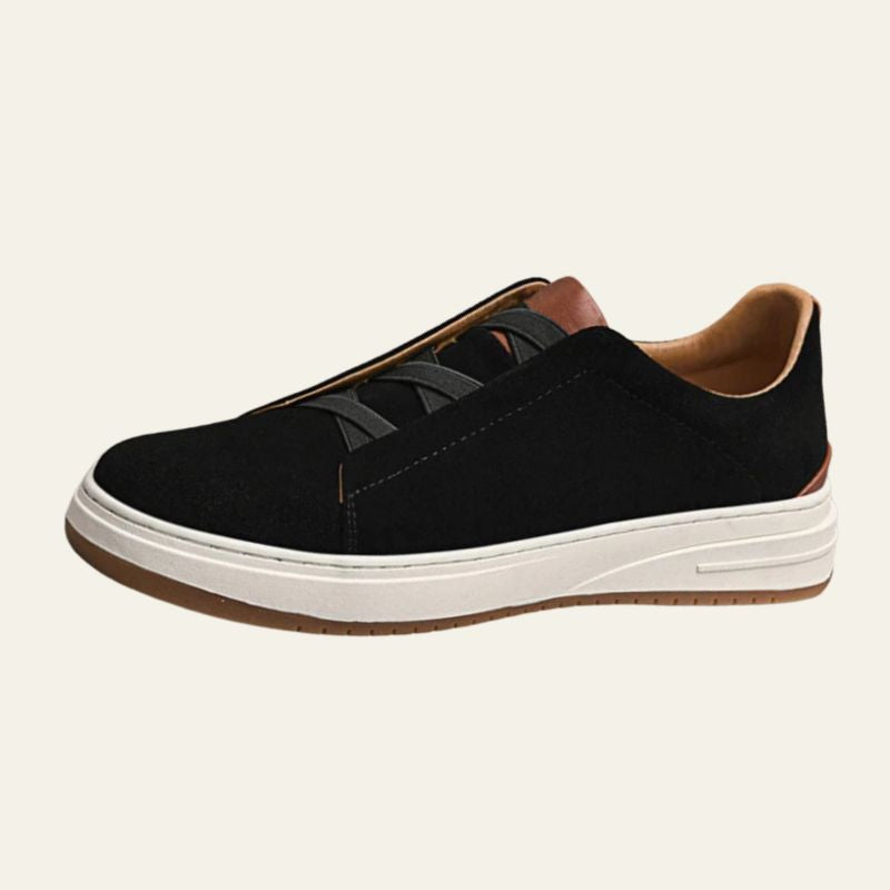 The Verona Slip-On Suede-Effect Sneaker