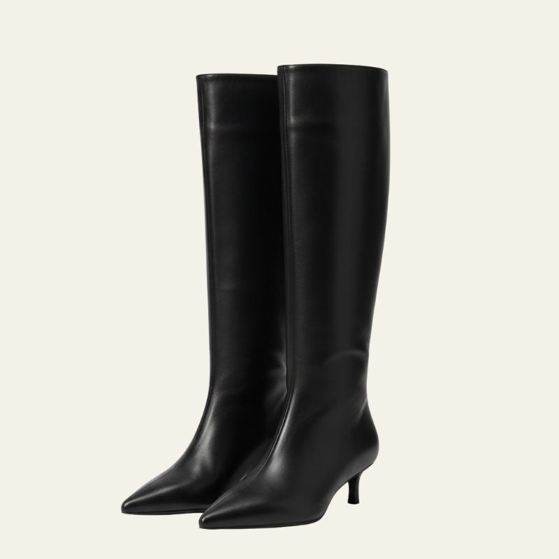 The Milan Pointed-Toe Knee-High Boots