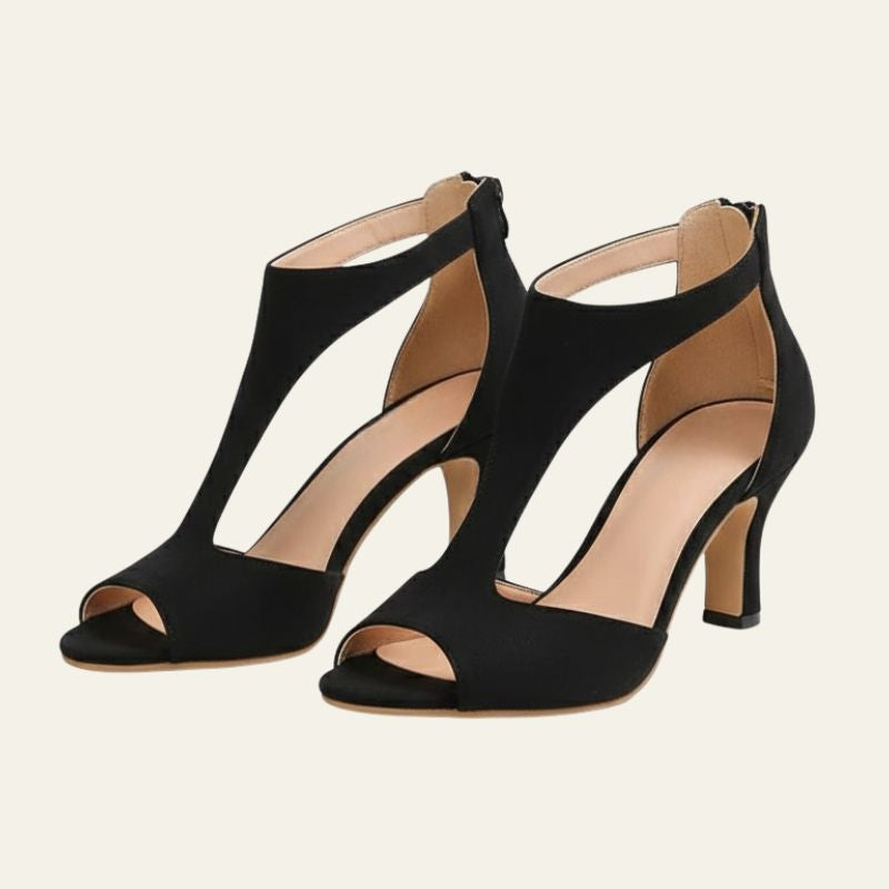 The Siena Cutout High-Heel Sandals