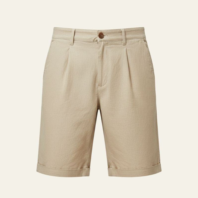 The Riviera Button-Closure Tailored Shorts