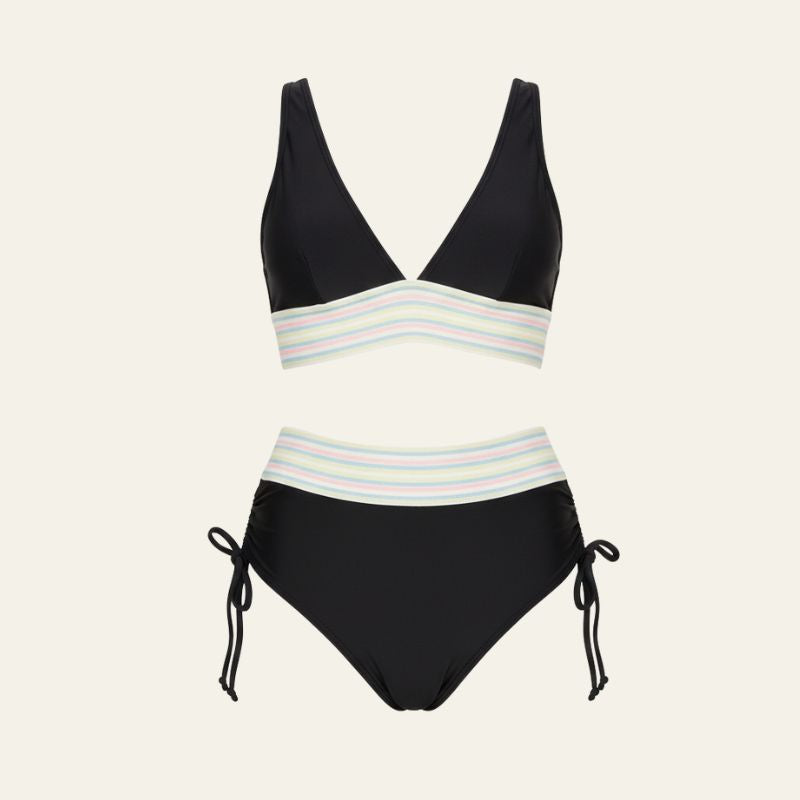 The Capri Elastic-Band Bikini Set