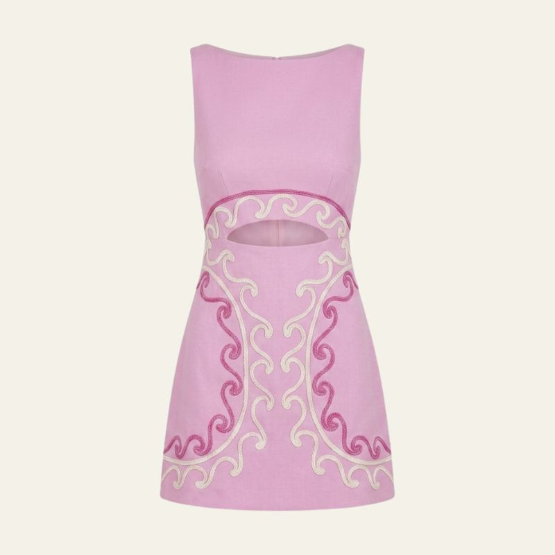 The Mykonos Cut-Out Mini Dress