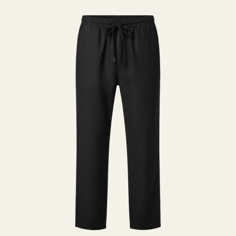 The Malibu Drawstring Eco-Linen Trousers