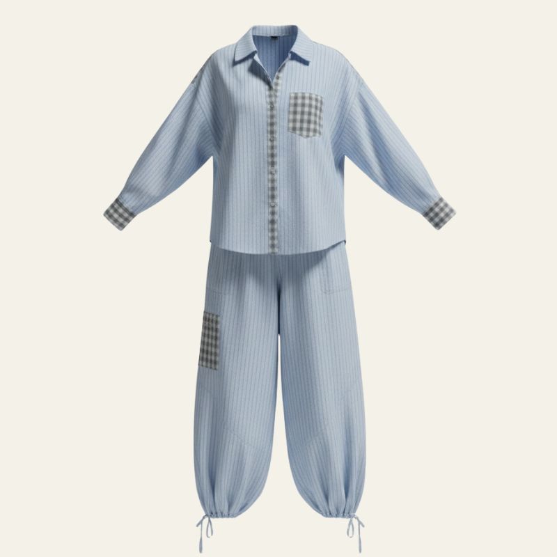 The Haven Patchwork Soft-Weave Lounge Set