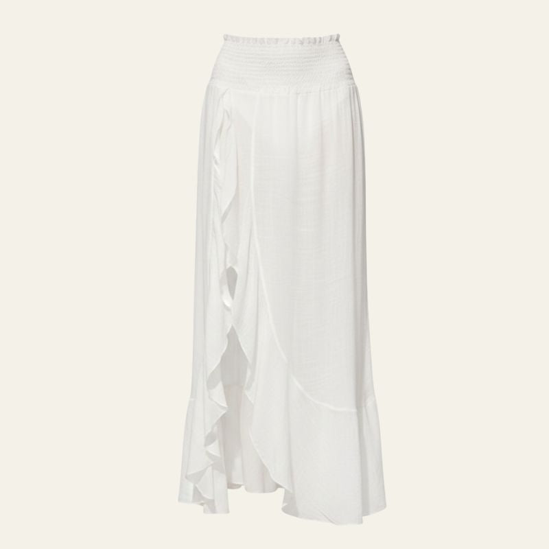 The Riviera Smocked Maxi Cover-Up