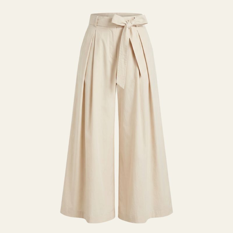 The Capri Belted Wide-Leg Trousers