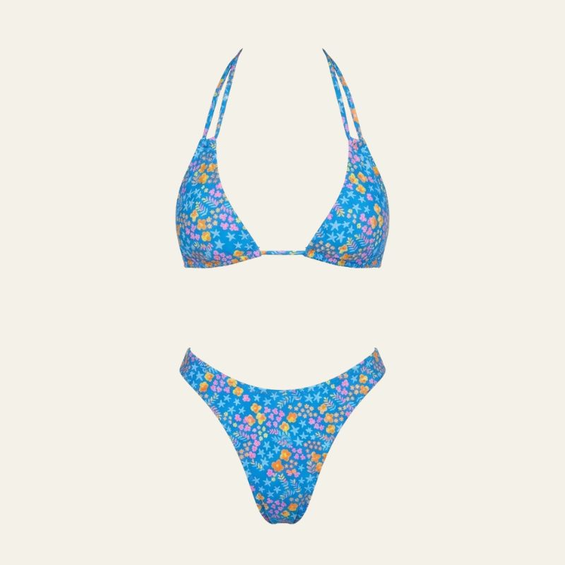 The Amalfi Halter Floral Bikini Set