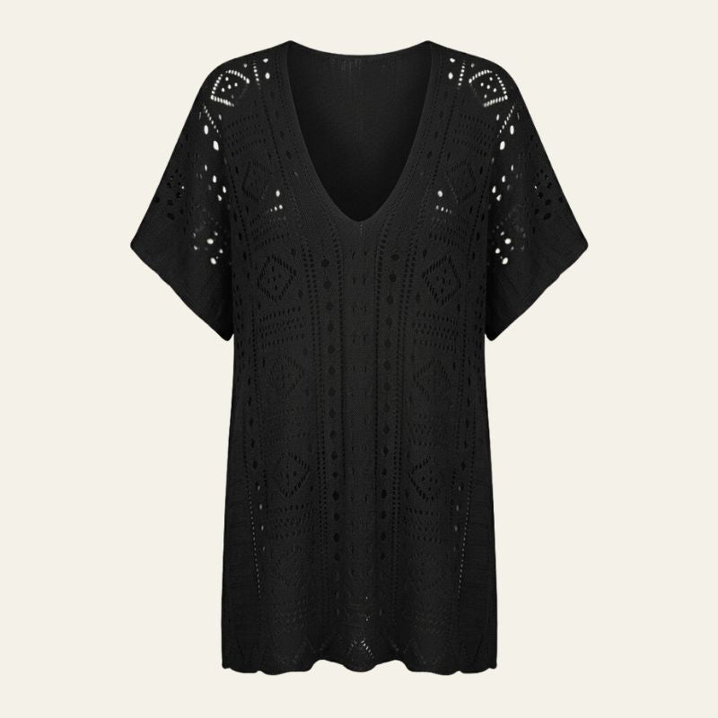 The Amalfi Lace-Knit Beach Cover-Up