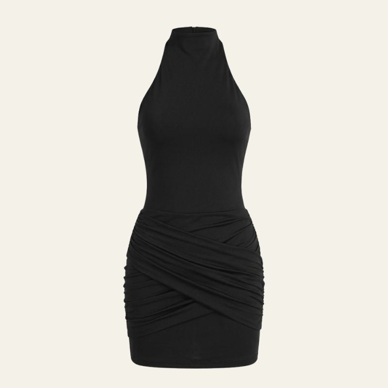 The Santorini Halter-Neck Mini Dress