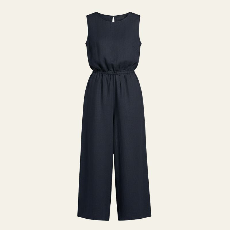 The Amalfi Elastic-Waist Wide-Leg Jumpsuit