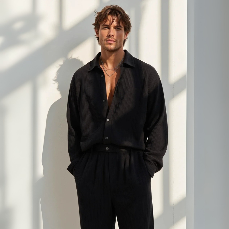 The Positano Black Evening Set