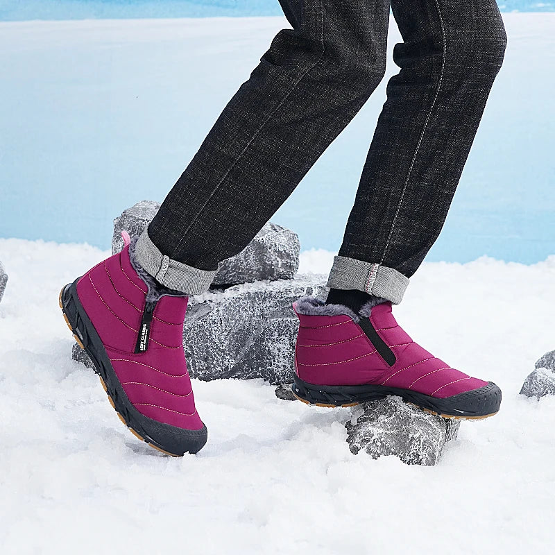 The Alpine Quilted Warm-Lining Winter Boots