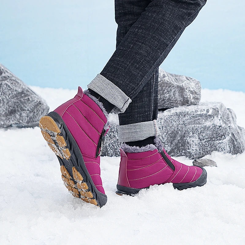 The Alpine Quilted Warm-Lining Winter Boots