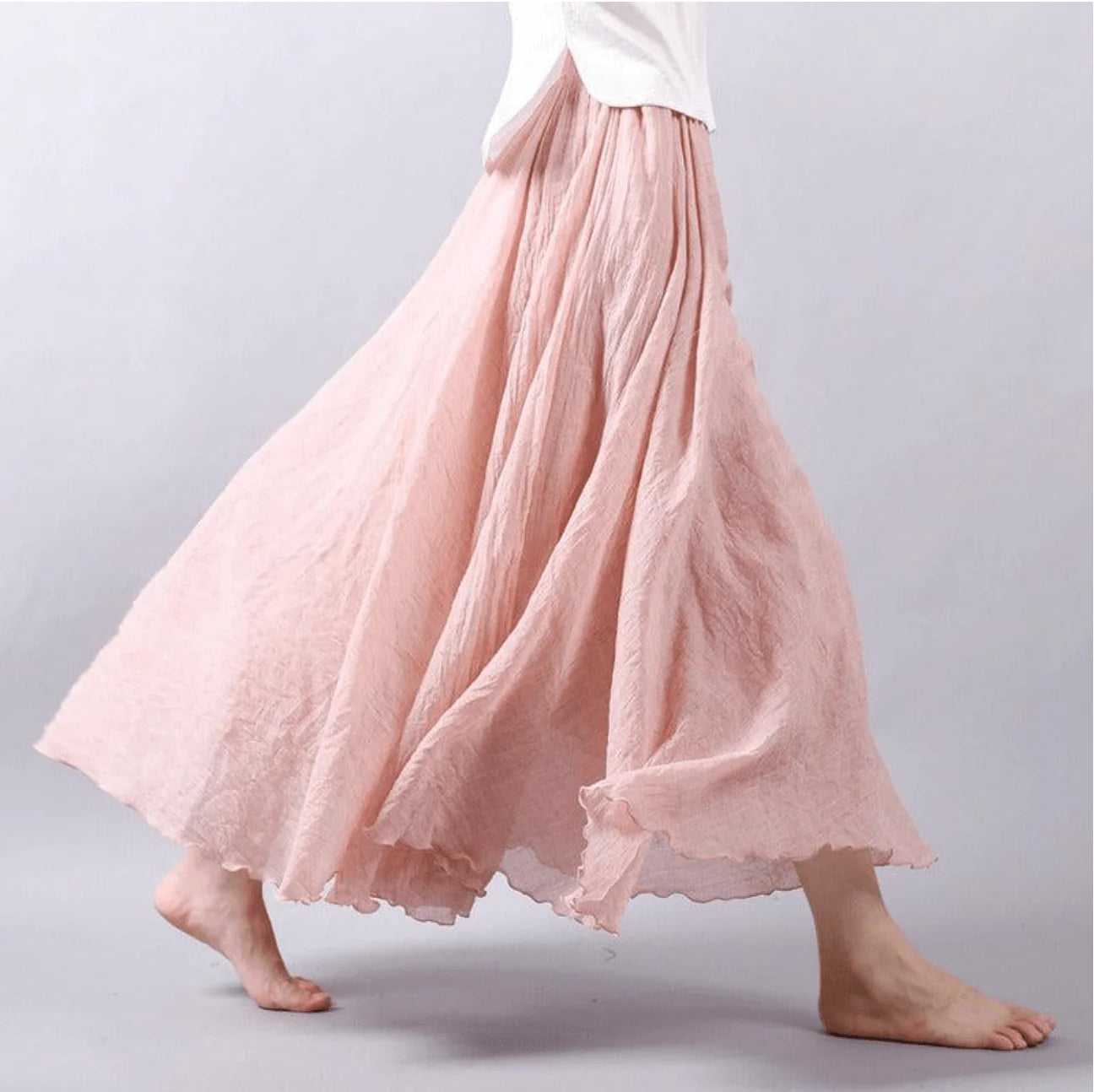 The Kyoto Textured Maxi Skirt