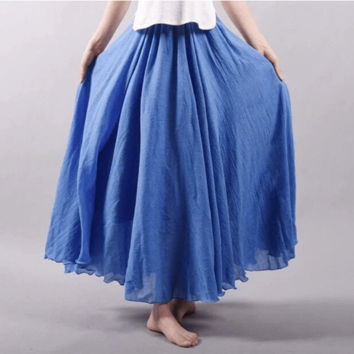 The Kyoto Textured Maxi Skirt