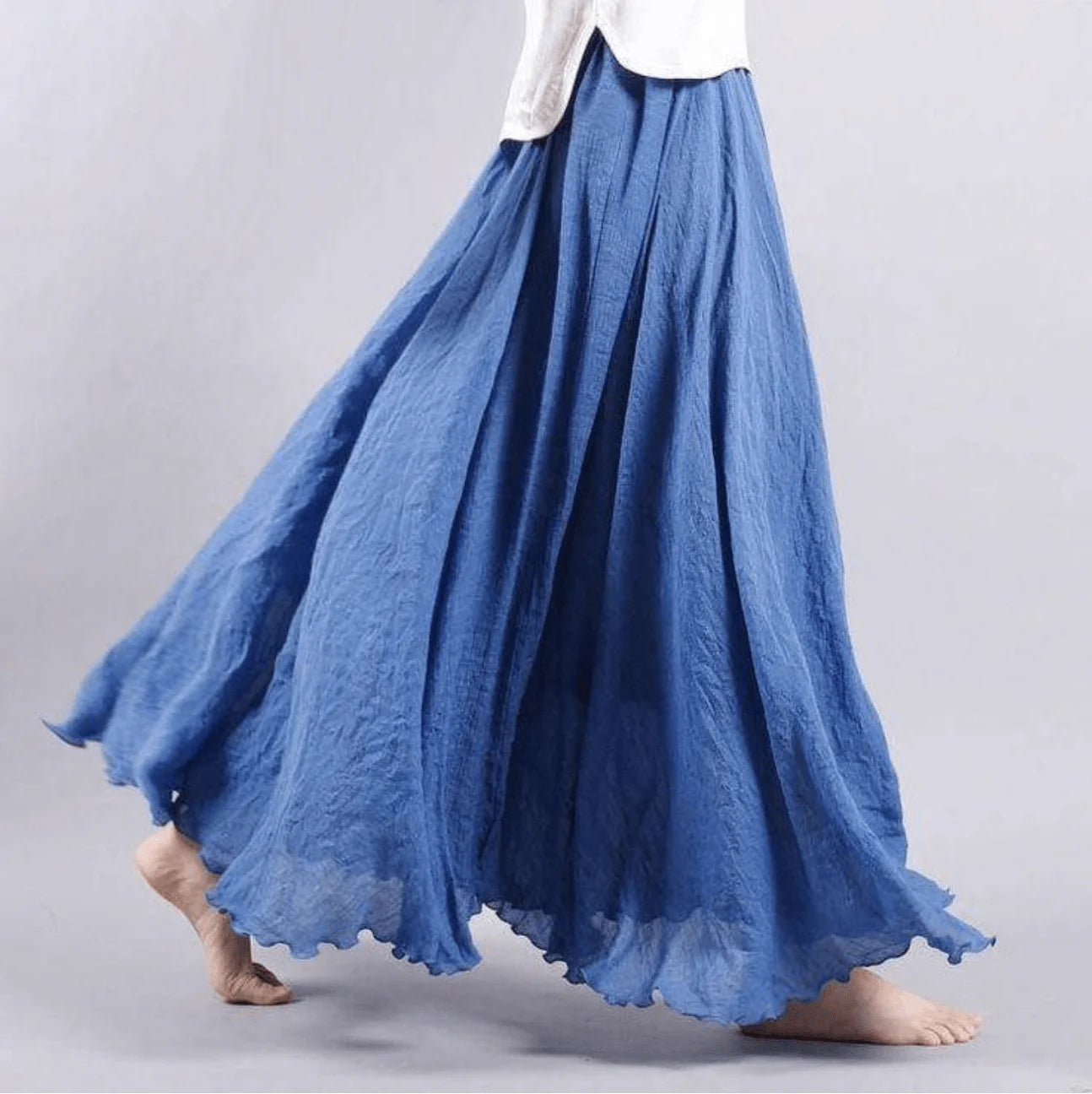 The Kyoto Textured Maxi Skirt
