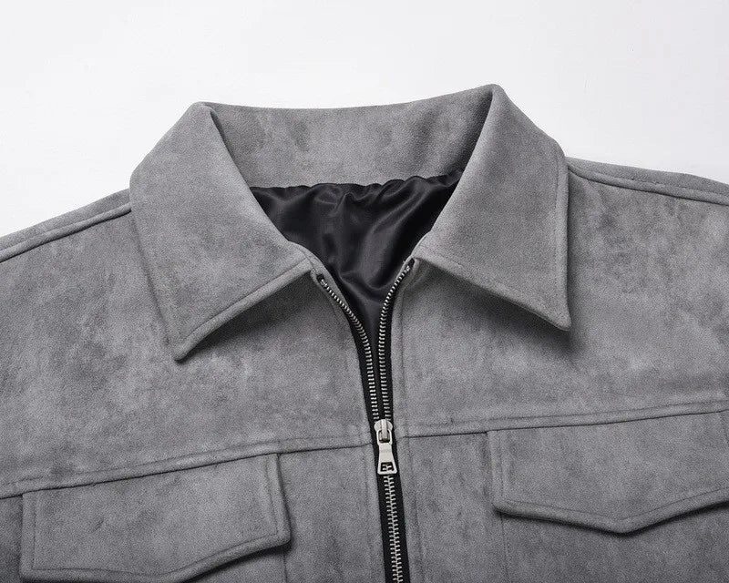 The Vienna Utility Suede Jacket